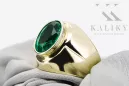 14k žluté zlato Smaragd  Vintage Jewlery vrc296y